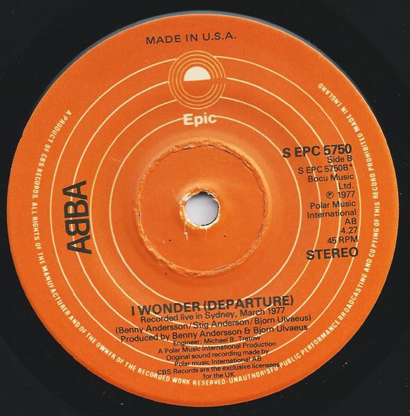 ABBA - The Name Of The Game (7) (Very Good Plus (VG)) - DaddyPop