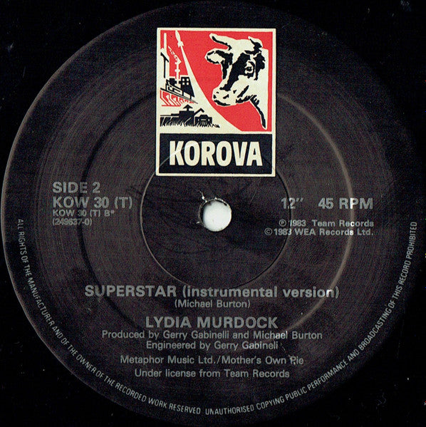 Lydia Murdock : Superstar (12", Single)