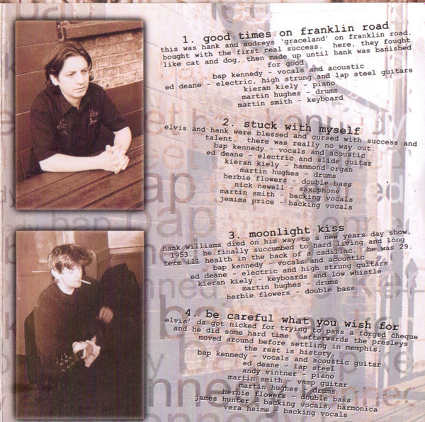 Bap Kennedy : Lonely Street (CD)