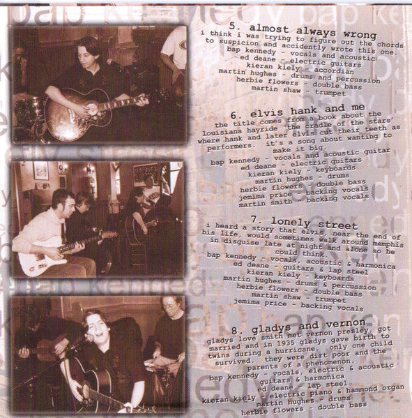 Bap Kennedy : Lonely Street (CD)