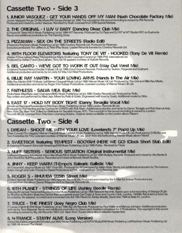 Various : Club Zone 2 (2xCass, Comp)