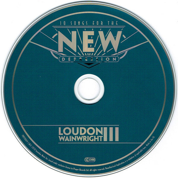 Loudon Wainwright III : 10 Songs For The New Depression (CD, Album)