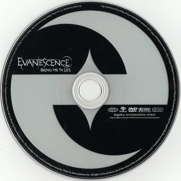 Evanescence : Bring Me To Life (DVD, Single)