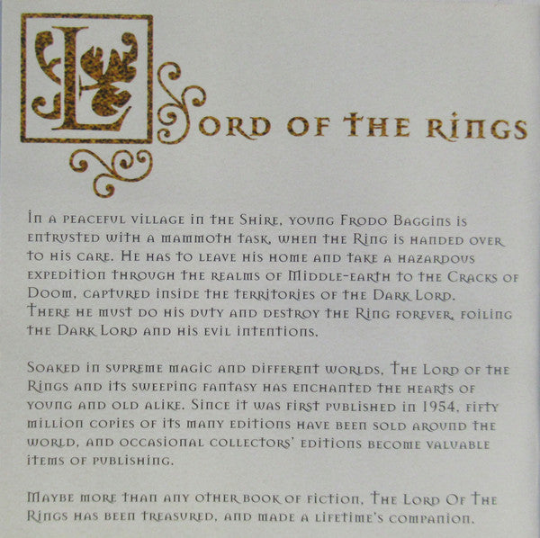 Andy Street : Lord Of The Rings (Music Inspired By The J.R.R Tolkien Classic) (CD, Album, RE)