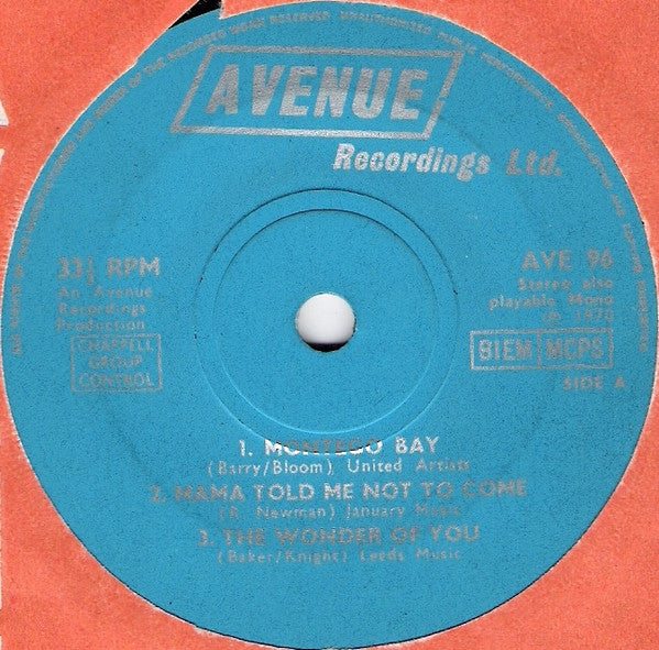 Unknown Artist : Montego Bay (7")