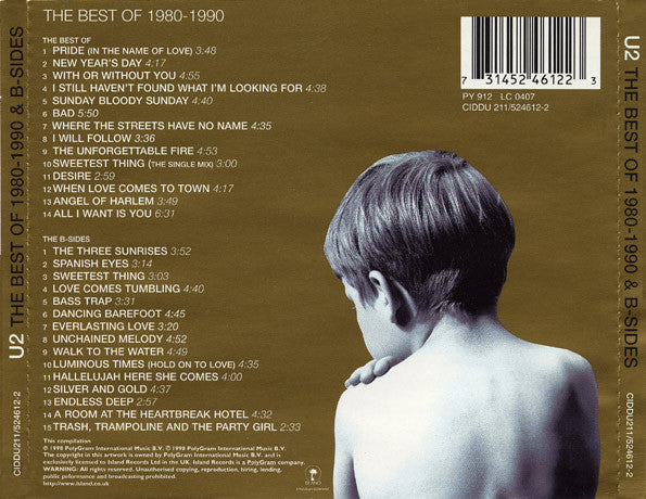U2 : The Best Of 1980-1990 & B-Sides (2xCD, Comp, RM, S/Edition)