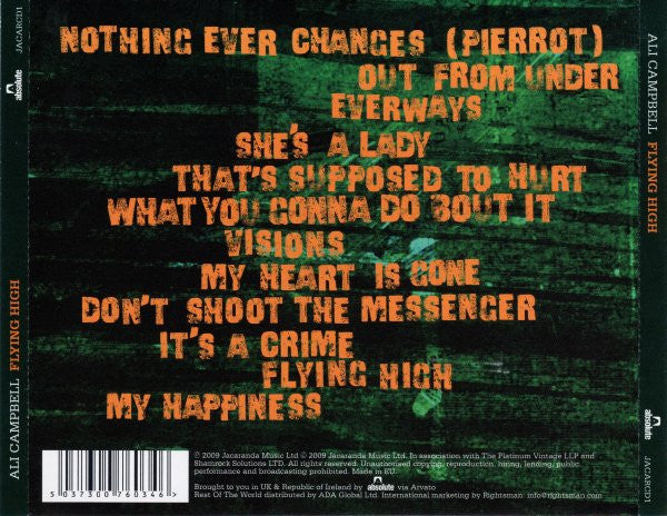 Ali Campbell : Flying High (CD, Album)