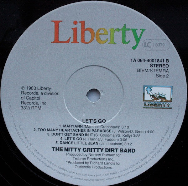 Nitty Gritty Dirt Band : Let's Go (LP, Album)