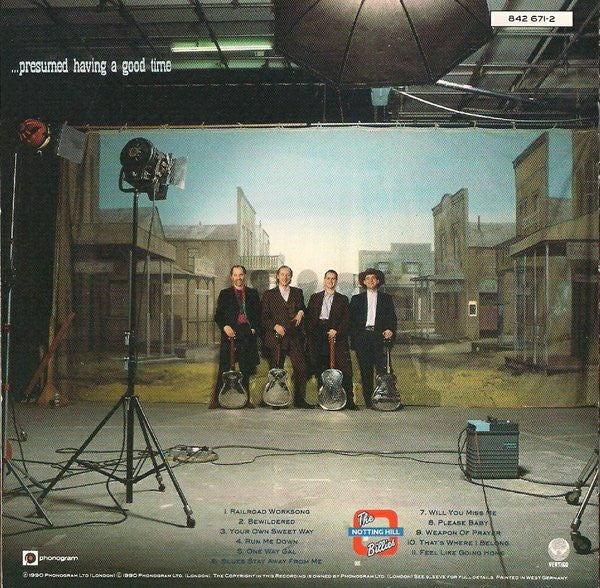 The Notting Hillbillies : Missing... Presumed Having A Good Time (CD, Album)