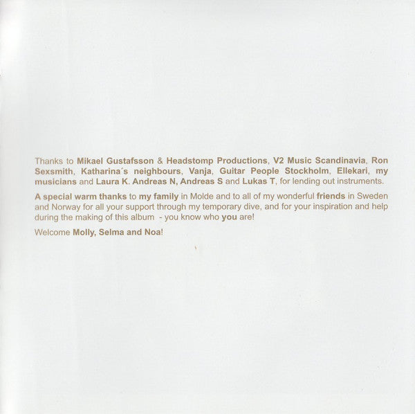 Ane Brun : A Temporary Dive (CD, Album)