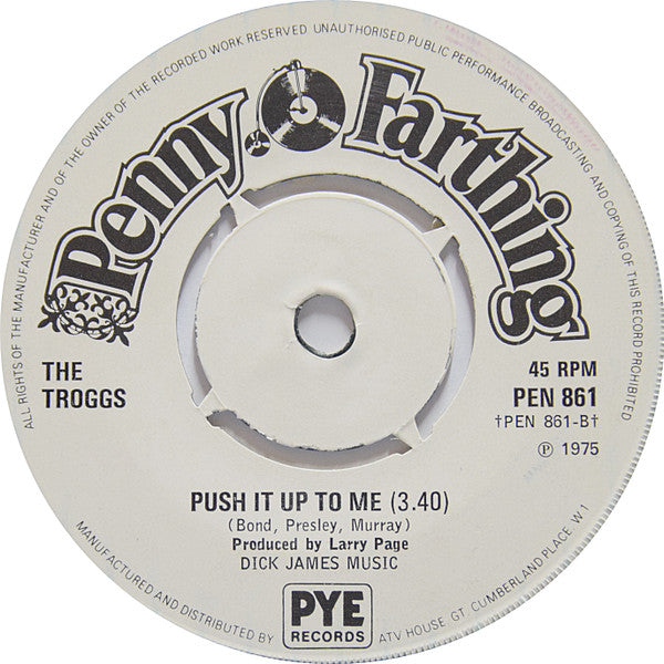 The Troggs : Good Vibrations (7")