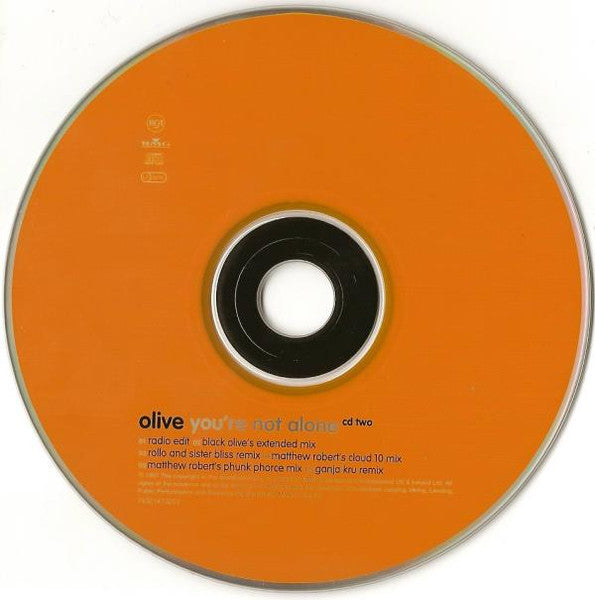 Olive : You're Not Alone (CD, Single, CD2)