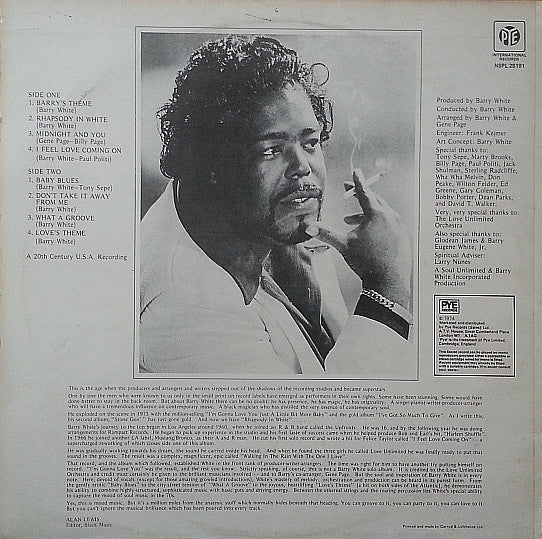 Love Unlimited Orchestra : Rhapsody In White (LP, Album)