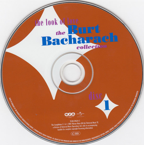 Burt Bacharach : The Look Of Love (The Burt Bacharach Collection) (2xCD, Comp)
