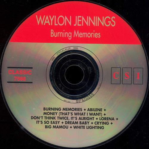 Waylon Jennings : Burning Memories (CD, Comp)
