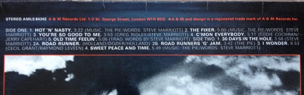 Humble Pie : Smokin' (LP, Album, Emb)