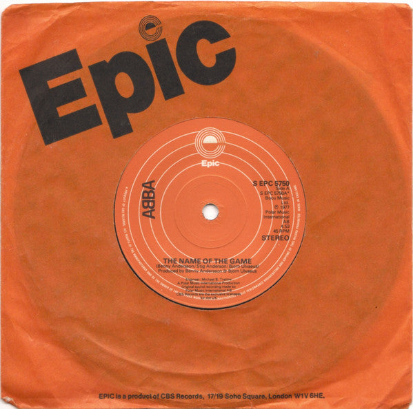 ABBA - The Name Of The Game (7) (Very Good (VG)) - DaddyPop