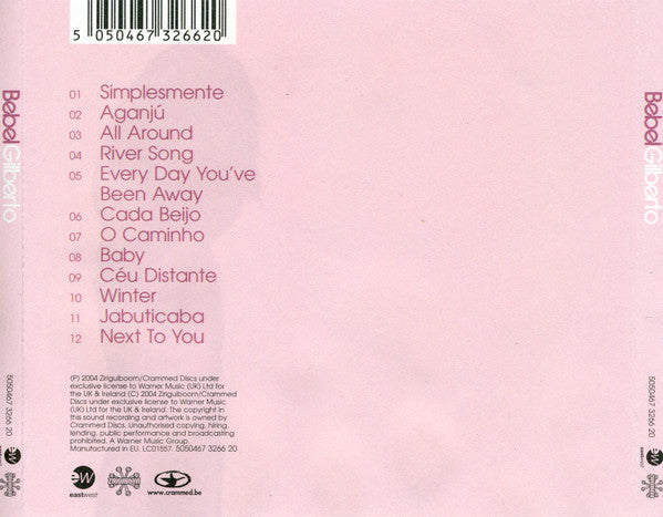 Bebel Gilberto : Bebel Gilberto (CD, Album)