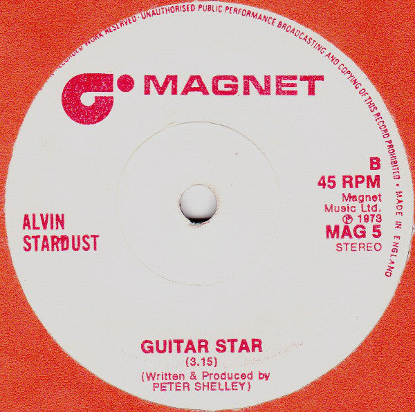 Alvin Stardust - Jealous Mind (7) (Very Good Plus (VG)) - DaddyPop