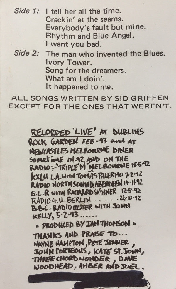 Coal Porters : "Whoah, Big Fella!" (Cass, Comp, liv)