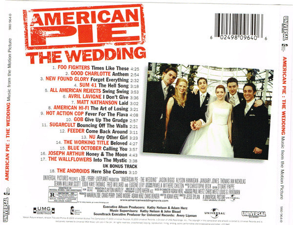 Various : American Pie: The Wedding - Music From The Motion Picture (CD, Comp, S/Edition)