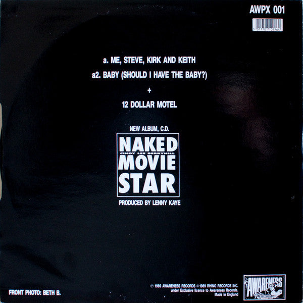 Cindy Lee Berryhill : Me, Steve, Kirk And Keith / Baby (Should I Have The Baby?) (12")