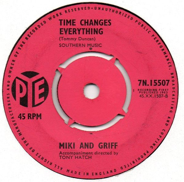 Miki & Griff : It's My Way (7", Single)
