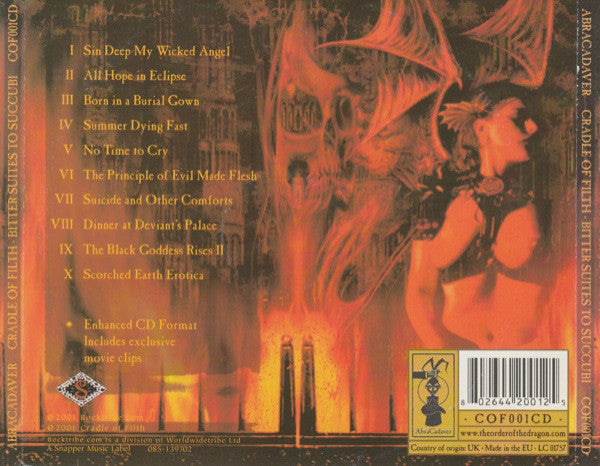 Cradle Of Filth : Bitter Suites To Succubi (CD, EP, Enh, S/Edition)
