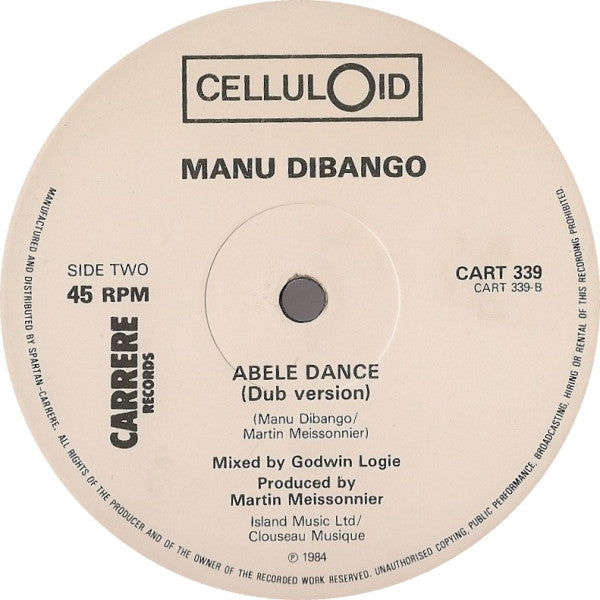 Manu Dibango : Abele Dance (12")