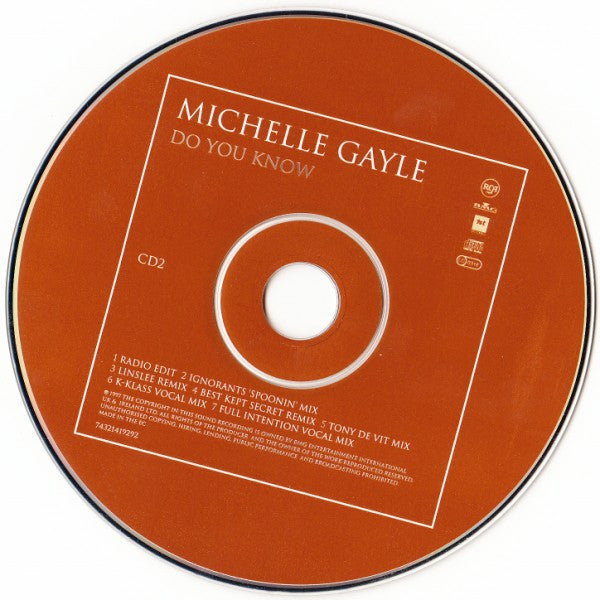Michelle Gayle : Do You Know (The Mixes) (CD, Single, Ltd, CD2)
