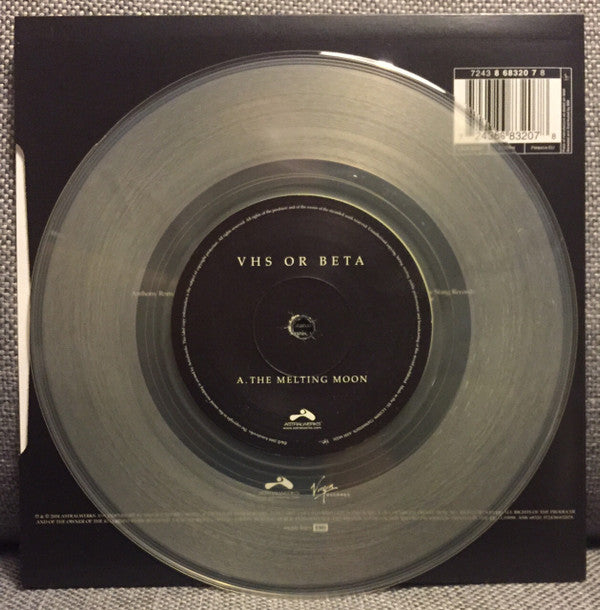 VHS Or Beta : The Melting Moon (7", Ltd, Cle)
