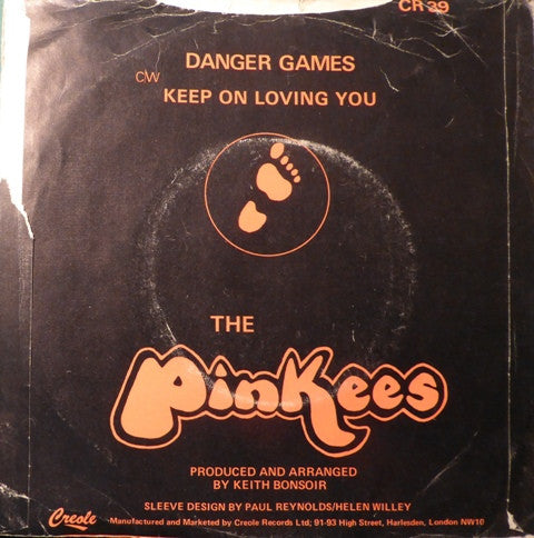 The Pinkees : Danger Games (7")