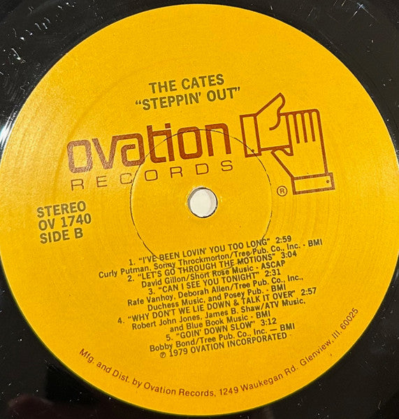 Cates Sisters : Steppin' Out (LP, Album)