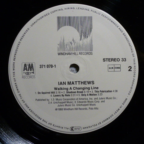 Iain Matthews : Walking A Changing Line (LP, Album)