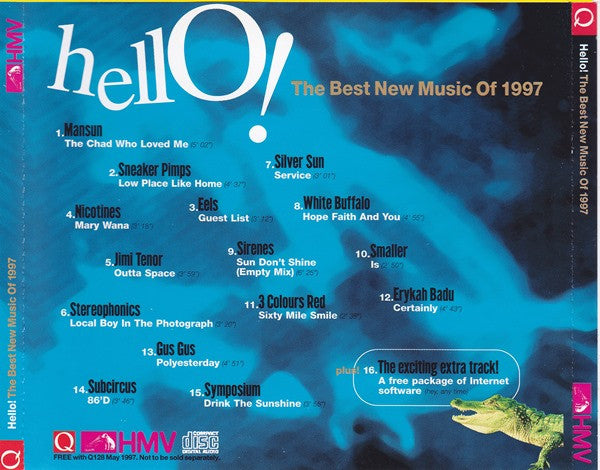 Various : Hello! (Discover The Best New Music Of 1997) (CD, Comp, Enh)