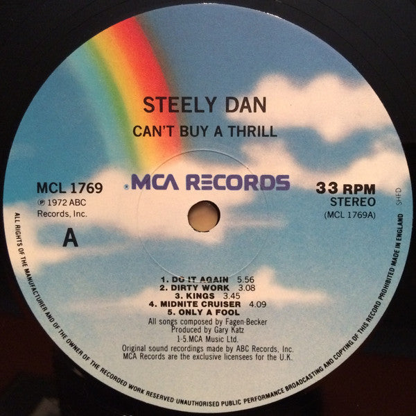 Steely Dan - Cant Buy A Thrill (LP) (Very Good (VG)) - DaddyPop