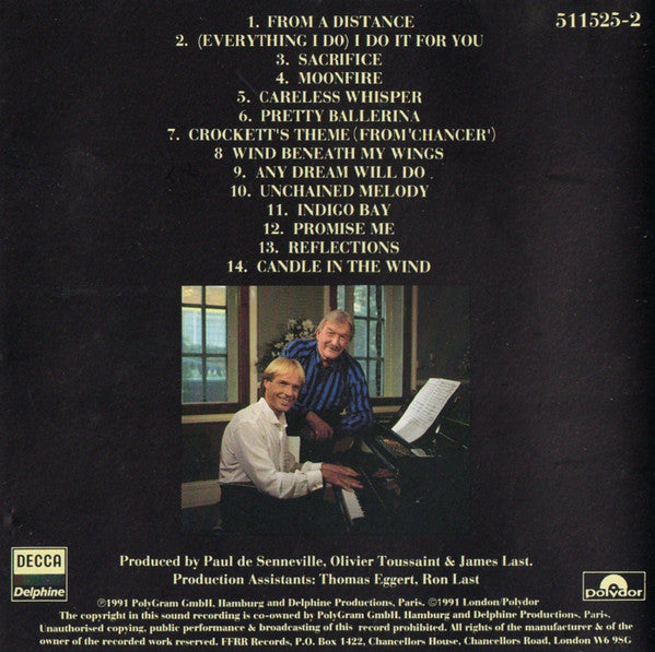 Richard Clayderman & James Last : Together At Last (CD, Album)
