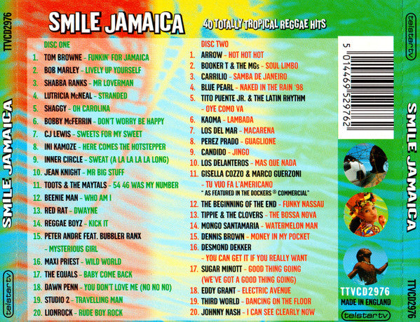 Various : Smile Jamaica - 40 Totally Tropical Reggae Hits (2xCD, Comp)