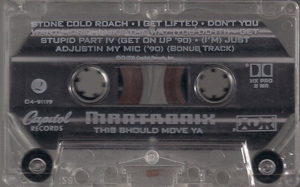 Mantronix : This Should Move Ya (Cass, Album, Dol)