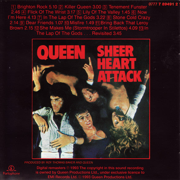 Queen : Sheer Heart Attack (CD, Album, RE, RM, RP)