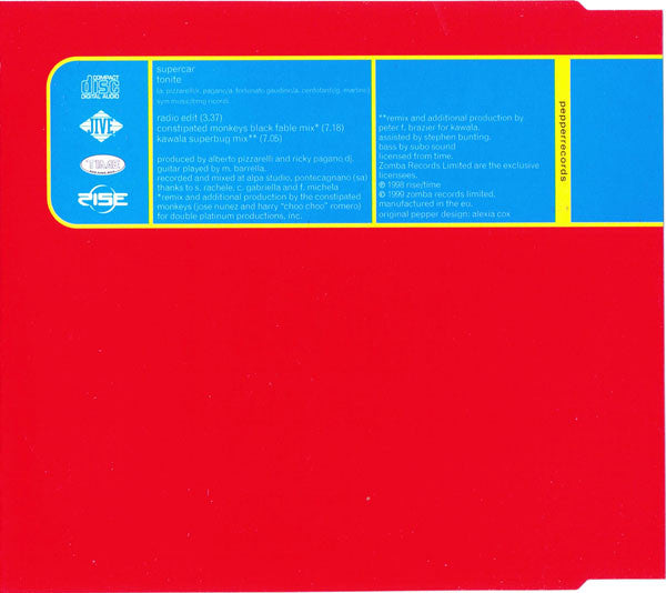 Supercar : Tonite (CD, Single)