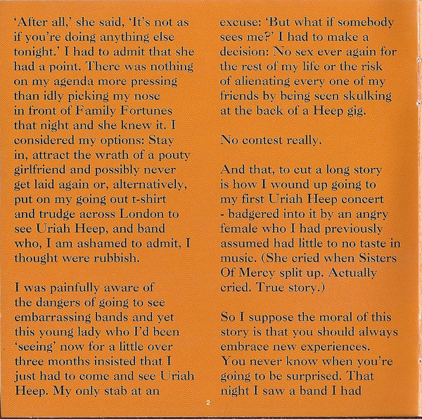 Uriah Heep : Between Two Worlds (2xCD, Comp, Sup)