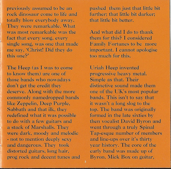 Uriah Heep : Between Two Worlds (2xCD, Comp, Sup)