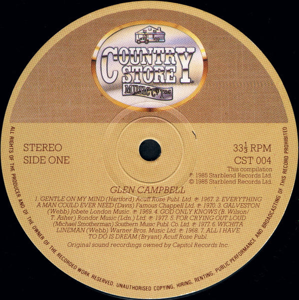 Glen Campbell : The Very Best Of (LP, Comp)