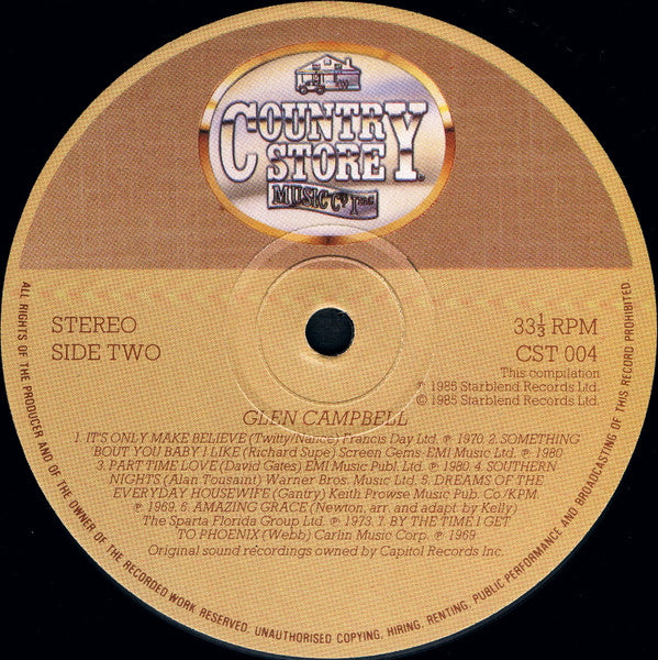 Glen Campbell : The Very Best Of (LP, Comp)