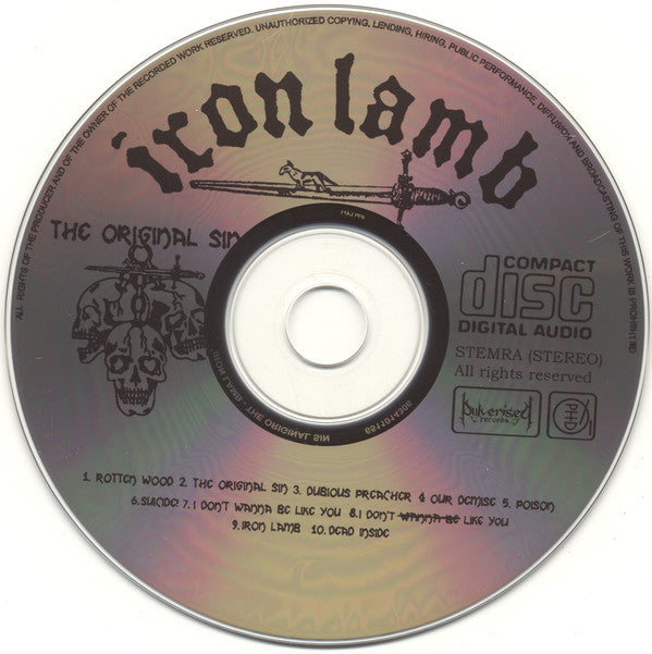 Iron Lamb : The Original Sin (CD, Album)