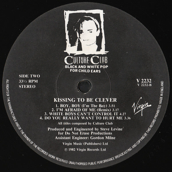 Culture Club : Kissing To Be Clever (LP, Album)