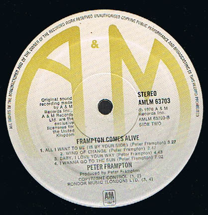 Peter Frampton - Frampton Comes Alive! (2xLP) (Very Good (VG)) - DaddyPop