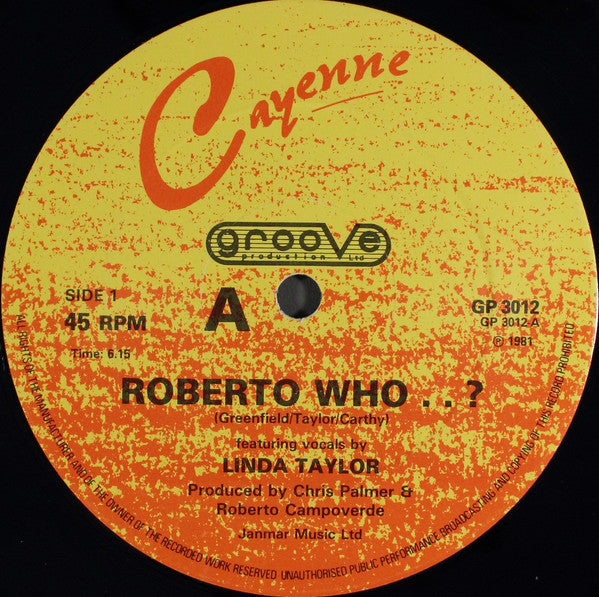 Cayenne : Roberto Who..? (12")