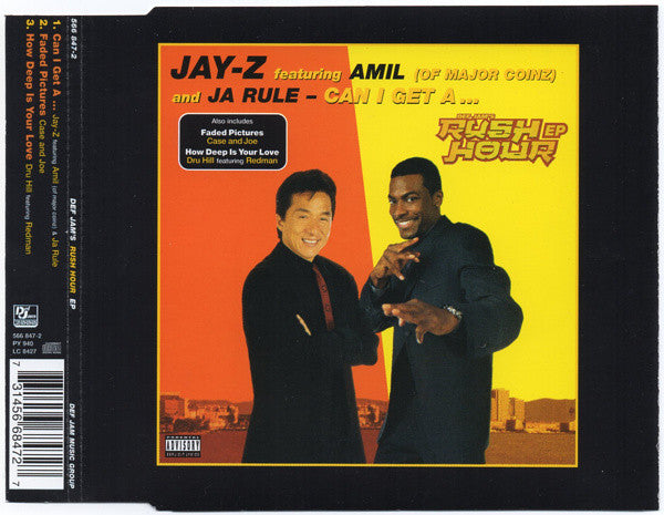 Jay-Z Featuring Amil And Ja Rule : Can I Get A... (Def Jam's Rush Hour EP) (CD, EP, Single)